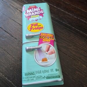 ZURU Mini Brands Fill the Fridge Playset SEALED - 5 Exclusive MINIS -...